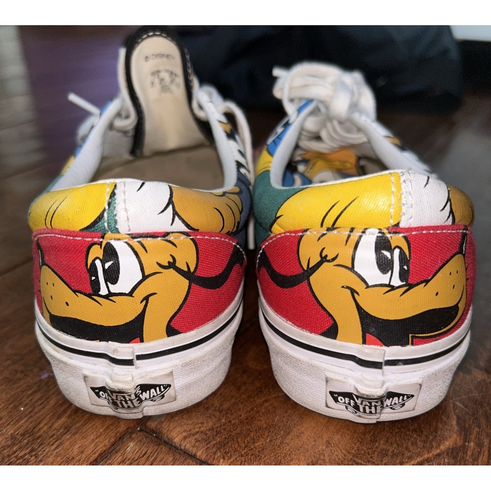 Vans Off The Wall Unisex X Disney Mickey Mouse &‎ Friends Era Shoes M7/W8.5 Used - Picture 4 of 8